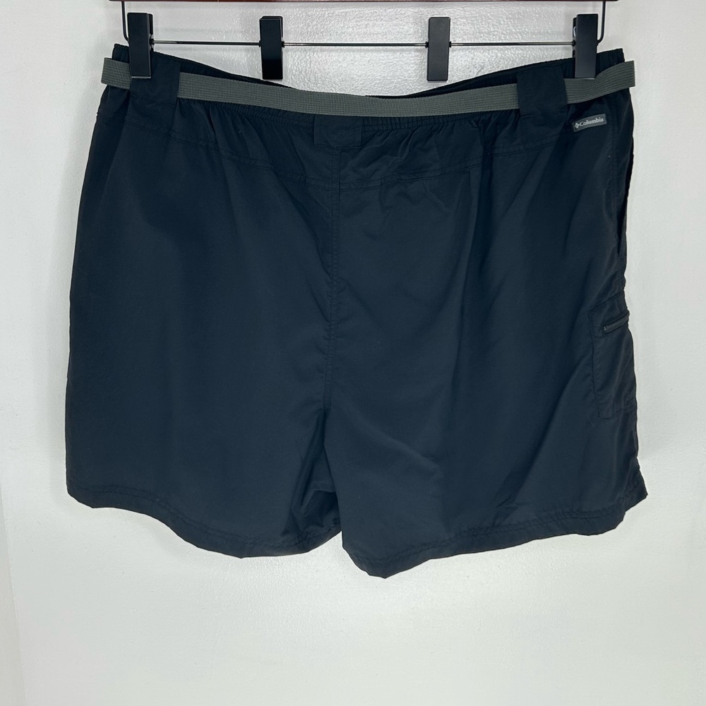 Columbia Womens Belted Cargo Shorts Size 3X Black Outdoor Hiking Active‎ 40x6 - Picture 5 of 11